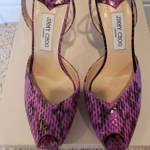 Jimmy Choo Glossy Elaphe